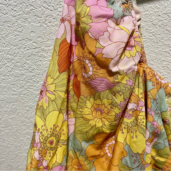 Show Me Your MuMu Jenna Yellow Floral Puff Sleeve Blouse - Picture 5 of 15